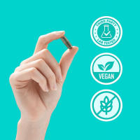Suplemento de desodorante interno DEOS – Desodorante de cuerpo completo para la salud intestinal, la salud de la piel, apoyo a la desintoxicación y la digestión – Pastillas de clorofila con control natural de olores para una frescura de la cabeza a los pi - details 5