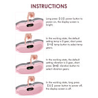 Dispositivo de Alivio de Dolor Menstrual para Mujeres con Calentamiento Eléctrico y Masaje Abdominal Vibrador Terapia Física de Belly Warmer Tipo de Piel Normal - details 14