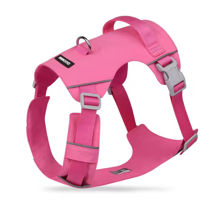 Chaleco de seguridad estilo correas para el pecho para mascotas, arnés para perro impermeable ajustable, conjunto de correa, chaleco tipo arnés para mascotas transpirable, para caminar - 1