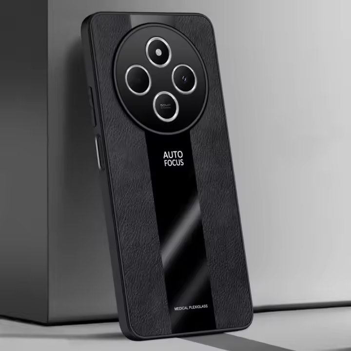 Funda de cuero PU para Xiaomi Redmi 14C 4G / POCO C75 Teléfono Cubierta Cámara Proteger Caso duro - 1