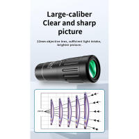 Teleobjetivo externo para teléfono móvil, 22x, para viajes, conciertos, transmisión en vivo, fotografía, telescopio Monocular telescópico enfocable - details 11