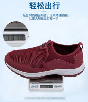 NOVEDAD DE VERANO 2023, zapatos deportivos informales para caminar para parejas de mediana edad y mayores, cómodos y transpirables para hombres - details 8
