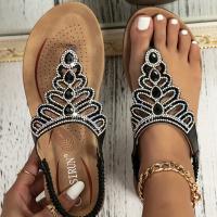 Sandalias Mujer 2025 con Cristales y Plataforma |   Tira en Dedo para Verano, Diseño Elegante y Fresco para Playa y Ciudad - details 26