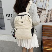 Mochila deportiva de nailon pequeña y sencilla, bolso de hombro de Color sólido de estilo coreano, bolso de mano, mochila Retro para niñas - details 4