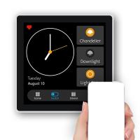 Panel de Control de hogar inteligente Zigbee múltiple, interruptor de 4 pulgadas, Control de pantalla táctil en la pared, Tuya, EUplug - details 17