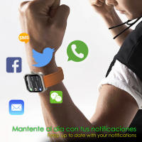 DEPORTE DE AGUA. Smartwatch Z88 Pro doble pulsera. Funciones para exteriores, llamadas BT, notificaciones push. Funciones deportivas + salud. 5,2x1,2x4,1cm - details 3