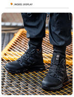 Zapatos de trabajo con puntera de acero antigolpes y antiperforaciones para hombre Calzado deportivo ligero, cómodo y transpirable - details 11