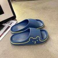 Nueva Idea de producto 2022, zapatillas de interior de verano para baño, sandalias y zapatillas de mujer de fondo suave desodorizantes antideslizantes - details 4