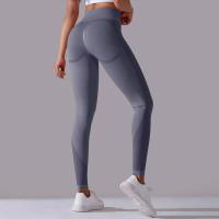 Pantalones Deportivos Sin Costuras para Mujeres Cintura Alta Yoga, Levantamiento de Glúteos, Carreras Ropa de Gimnasio - details 12