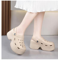 Nuevas sandalias de mujer Zapatillas de verano de 9 cm con suela suave de tacón alto - details 5