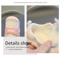 Zapatos deportivos para bebé con estampado de pata de perro, velcro antideslizante para niños y niñas, material sintético en la puntera, para toda temporada. - details 0