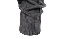 Suéter de punto informal de cuello alto para hombre, camisa de fondo cálida, Jersey versátil de moda, Color sólido, otoño e invierno, nuevo - details 11
