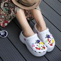 Sandalias clásicas blancas para mujer, zuecos de jardín, zapatos de playa informales, hogar - details 5