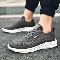 Zapatillas de Malla Transpirable Nuevas para Hombre Zapatos Ligeros Informales para Caminar - details 23