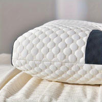 Almohada de Soporte de Cuello de Punto Respirable - Fibra de Poliéster Suave, Núcleo de Masaje de Sueño Transpirable, Decorativa y Cómoda Almohada Cervical para Dormitorio y Sala de Estar - details 6