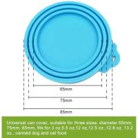 Tapa de silicona reutilizable para comida de mascotas, tapa de lata para almacenamiento de perros y gatos, sello con cuchara, 2 unidades - details 9