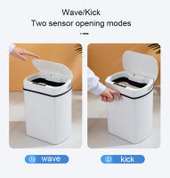 Cubo de basura con sensor automático para cocina y hogar, cubo de basura inteligente para baño, Herramientas de limpieza - details 4