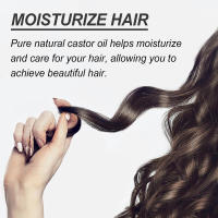 Castor hidrata, repara la sequedad, el encrespamiento y fortalece el aceite esencial para el cuidado del cabello. - details 4