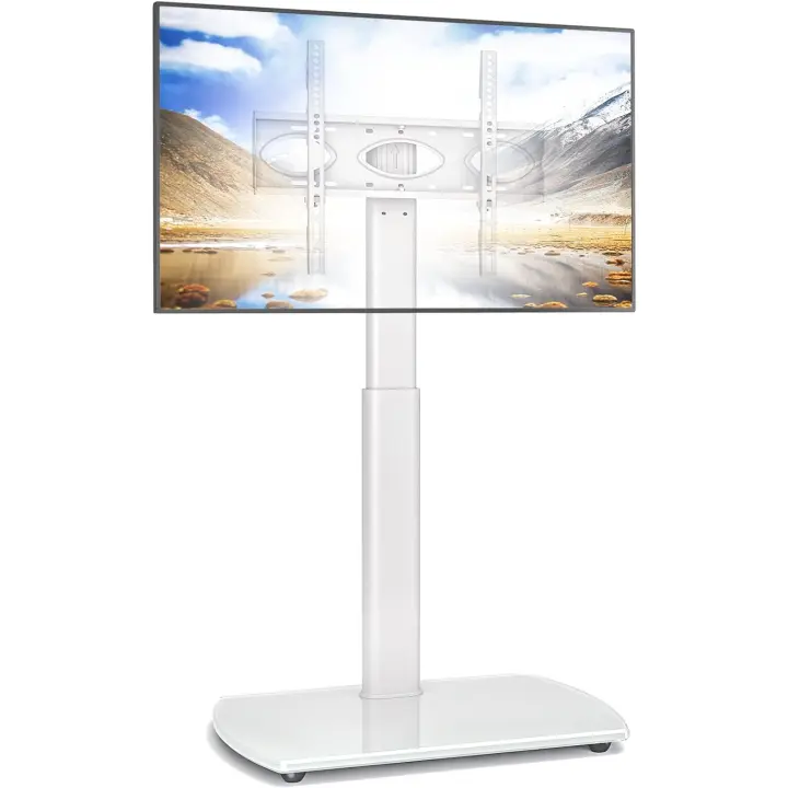 Pie para TV de 32-65 Pulgadas de Plasma LED LCD, Soporte TV Suelo con Giratorio y Altura Ajustable hasta 35 Kg, VESA Máx 400x400mm - 1