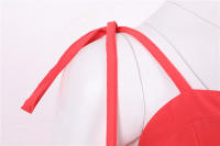 Strapless women summer solid slim a-line midi party dress - details 29