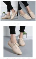 Mocasines de verano de cuero genuino, mocasines informales, calzado de mujer con punta suave y puntiaguda, zapatos planos para mujer - details 15