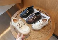 Zapatos de cuero antideslizantes para niñas, mocasines versátiles de fondo suave, estilo coreano, Britishi, otoño, 2024 - details 3