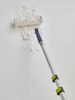 Cepillo De Rodillo De Fibra Negra De 9 Pulgadas Para Aplicación De Masilla Textura De Arte De Pared - Herramienta De Bricolaje Para Decoración Del Hogar, 9inc Negro Cepillo De Fibra Rodillo - details 6