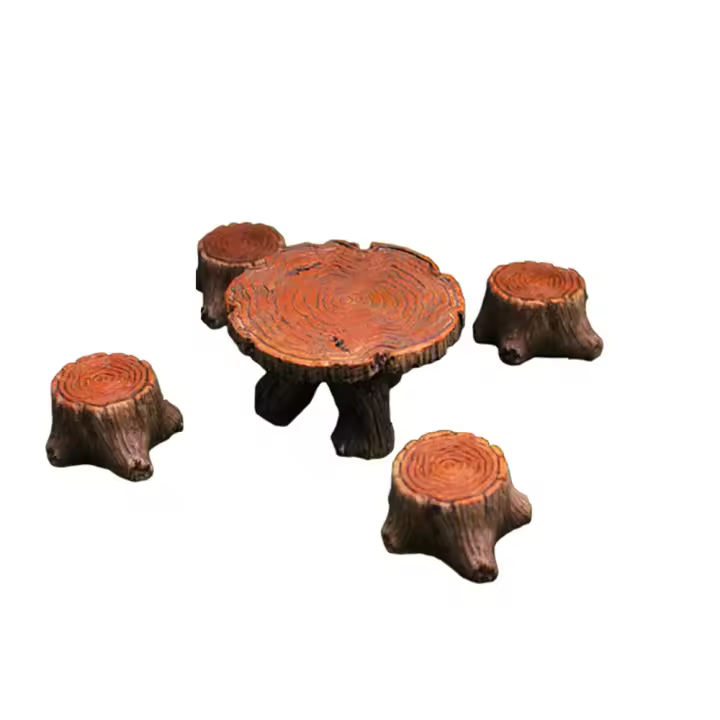 Set de 5 Miniaturas de Pulga Decoración de Paisaje en Resina para Hogar DIY - 1