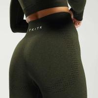 TKITK Vital-2.0 Malla sin costuras para mujer, calcetines de entrenamiento suaves, Fiess Three, pantalones de yoga, ropa de gimnasio de cintura alta, pantalones LICRA - details 14