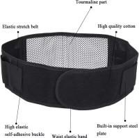 Cinturón Terapéutico Magnético Autoreparador Ajustable Soporte de Espalda Lumbar Doble Hecho - details 7
