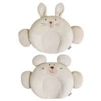 Almohada estereotipada para bebé, almohadilla de látex antidesvibración para dormir, almohada de corrección de forma de cabeza, recién nacido - details 4