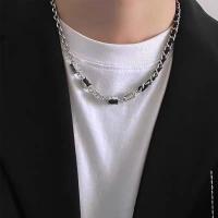 Cadena Acero Inoxidable Hombre, Diseño de Combinación Premium, Estilo Hip Hop Versátil, Collares Exclusivos y Agradables para Hombre, Colgante Hombre, Regalos para Hombre - details 8