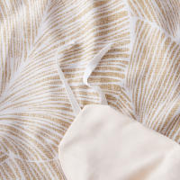 Juego de Ropa de Cama Moderno de Hojas Tropicales Funda Edredon de Poliéster Suave Transpirable - details 5