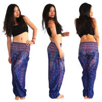 Hombres Mujeres Casual Suelto Hippy Pantalones - details 41