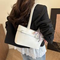 Bolso de hombro portátil de cuero PU con lazo, bolso de hombro Y2K para ir al trabajo, bolso francés para las axilas, bolso de ocio de estilo coreano para mujer - details 15