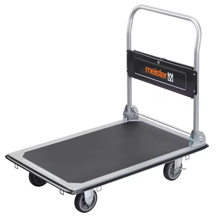 Plataforma de Carga Plegable, negro/Plateado - 1