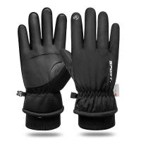 Guantes de esquí de invierno impermeables, guantes de nieve, deportes al aire libre, Snowboard, esquí, pantalla táctil, guantes de lana, antideslizantes, cálidos, dedos completos - details 10