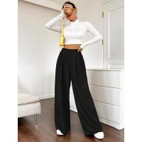 Pantalones de algodón de pierna ancha y cintura alta para mujer Estética coreana de tendencia Haruku - details 1