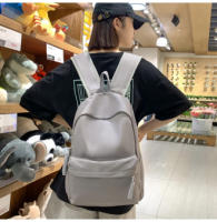 Mochila escolar de nylon impermeable de alta capacidad, simple y sólida, con cremallera Mahua, mochilas de alta calidad, bolsas - details 8