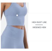 Sujetador deportivo de nailon S-XL para mujer, Bralette, ropa interior transpirable, Leggings deportivos, Top Sexy, 10 colores - details 7
