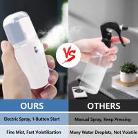 Minivaporizador Facial para mujer, pulverizador nebulizador USB, Humidificador hidratante, herramienta de belleza para el cuidado - details 9