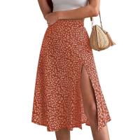 Falda de verano con estampado Floral para mujer, falda holgada de cintura alta, transpirable, elegante, ropa femenina - details 40