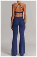 Conjunto de Gimnasio Yoga UDS para Mujeres Ropa de Entrenamiento de Manga Corta, Camisón Largo, Monos de Camping PIESS, Shorts de Correr - details 27