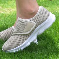 Zapatillas ortopédicas unisex informales para pies anchos y hinchados, adecuadas tanto para hombres como para mujeres, con suelas suaves ajustables para diabéticos. - details 10