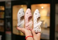 Zapatos de cuero de princesa para niñas, zapatos planos con recortes y flores, suaves, para primavera y verano, 2024 - details 6