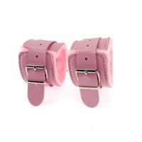 Esposas sexuales de cuero PU con máscara para ojos, Juguetes sexuales para parejas, juegos para adultos, ataduras de Bondage esclavo, accesorios eróticos, 2 uds. - details 5