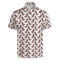 Polo hawaiano 3D para hombre, camiseta de manga corta con estampado de plantas Trcale de verano, camiseta casual con cuello y botones - details 8