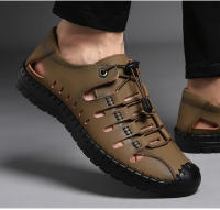 Masculino2025Nuevas Sandalias de Playa Antideslizantes Huecas Casuales para Hombres de Verano - details 0