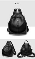 Mochilas Vintage, bolsos de moda para mujer, Mochila pequeña de cuero genuino, bolso de viaje para mujer, bolsos urbanos estéticos de diseño informal - details 17