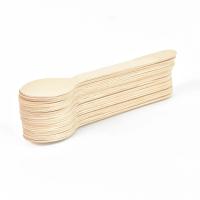 Juego de cubiertos de madera desechables, cuchara, tenedor, cuchillo, vajilla rústica para boda, fiesta de cumpleaños, suministros de decoración, cuchara para pastel de postre - details 6